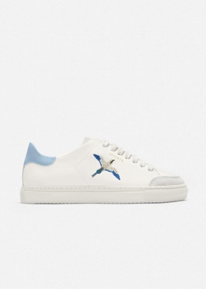 Clean 90 Axel Arigato B Bird Femme White/Blue | QIOK34261