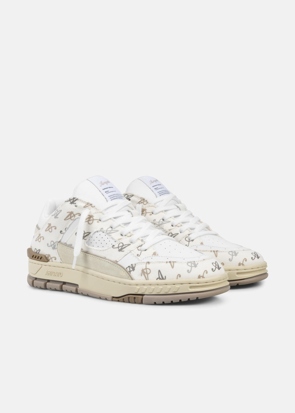 Area Axel Arigato 10yr Monogram Homme White/Beige | PMXH19372