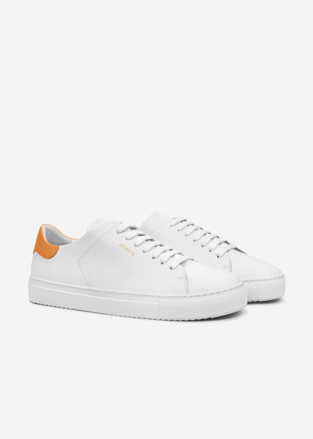 Clean 90 Axel Arigato Homme White/Orange | UEXO52406