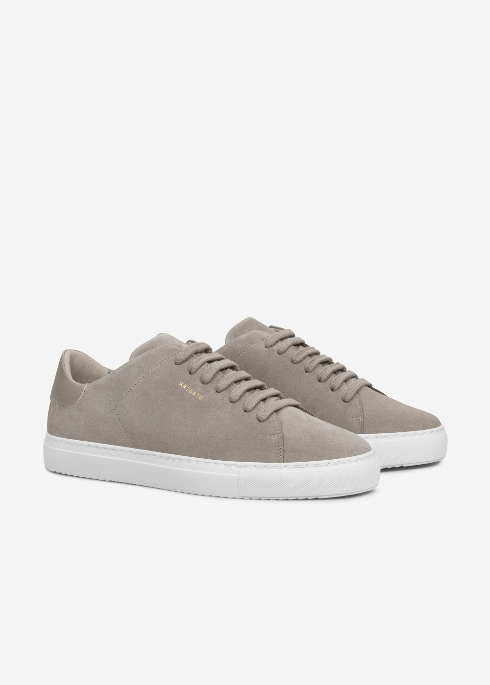 Clean 90 Axel Arigato Suede Femme Beige/White | HVZR34621