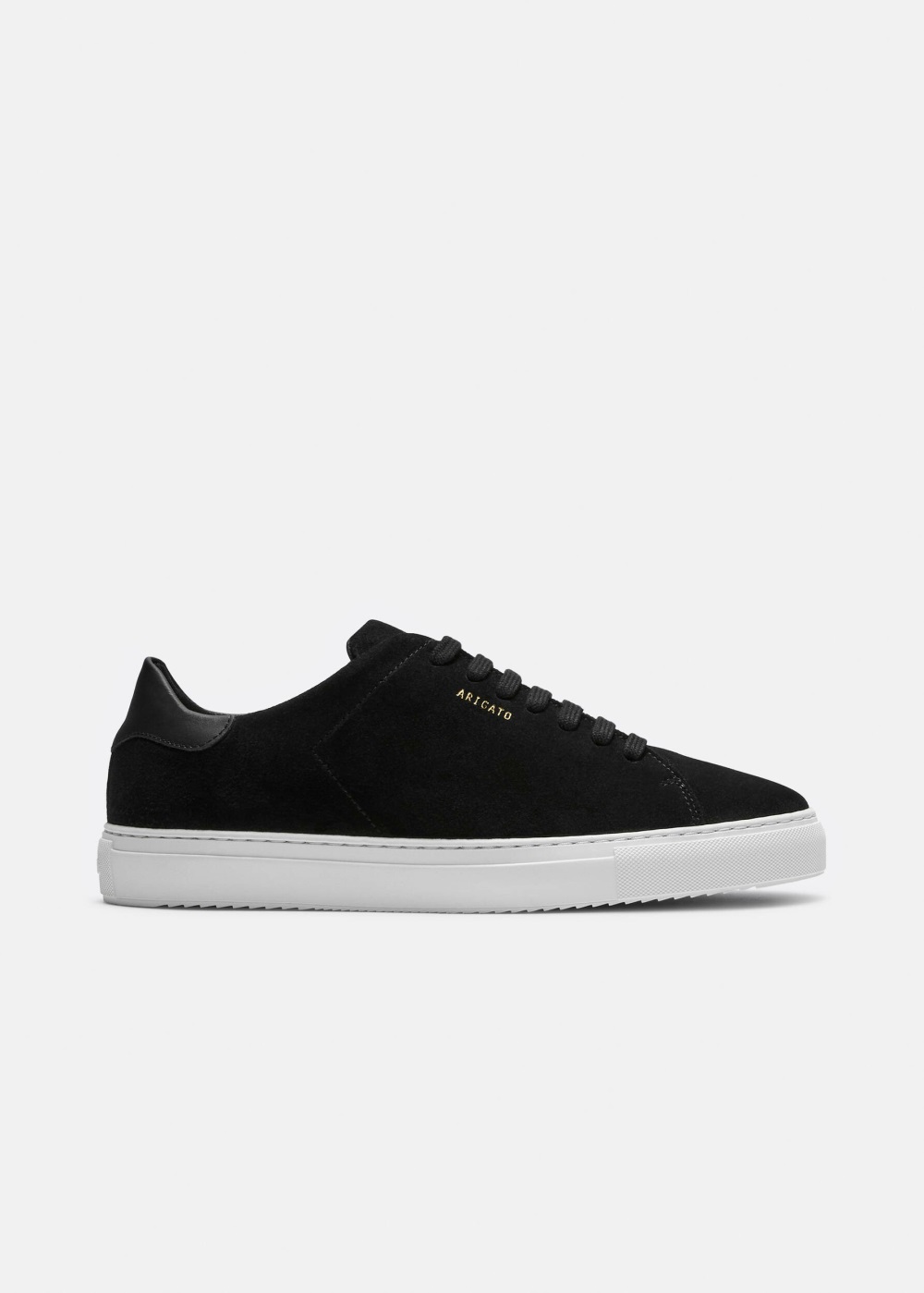 Clean 90 Axel Arigato Suede Femme Black/White | SAEB81946