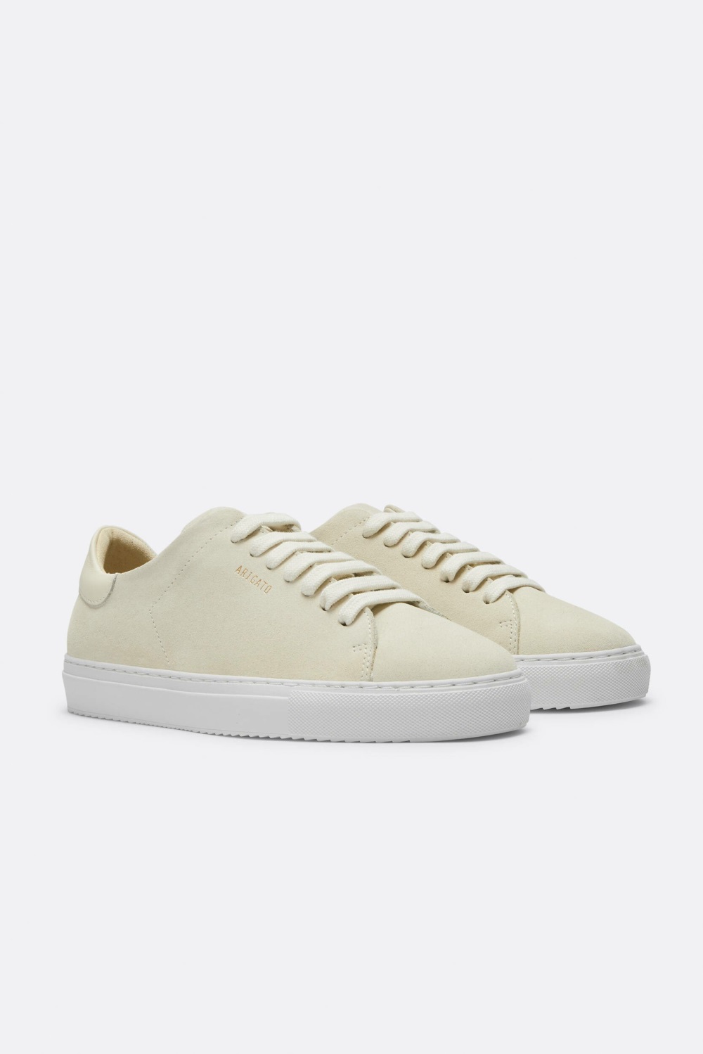 Clean 90 Axel Arigato Suede Femme Off White/White | ZLXM48190