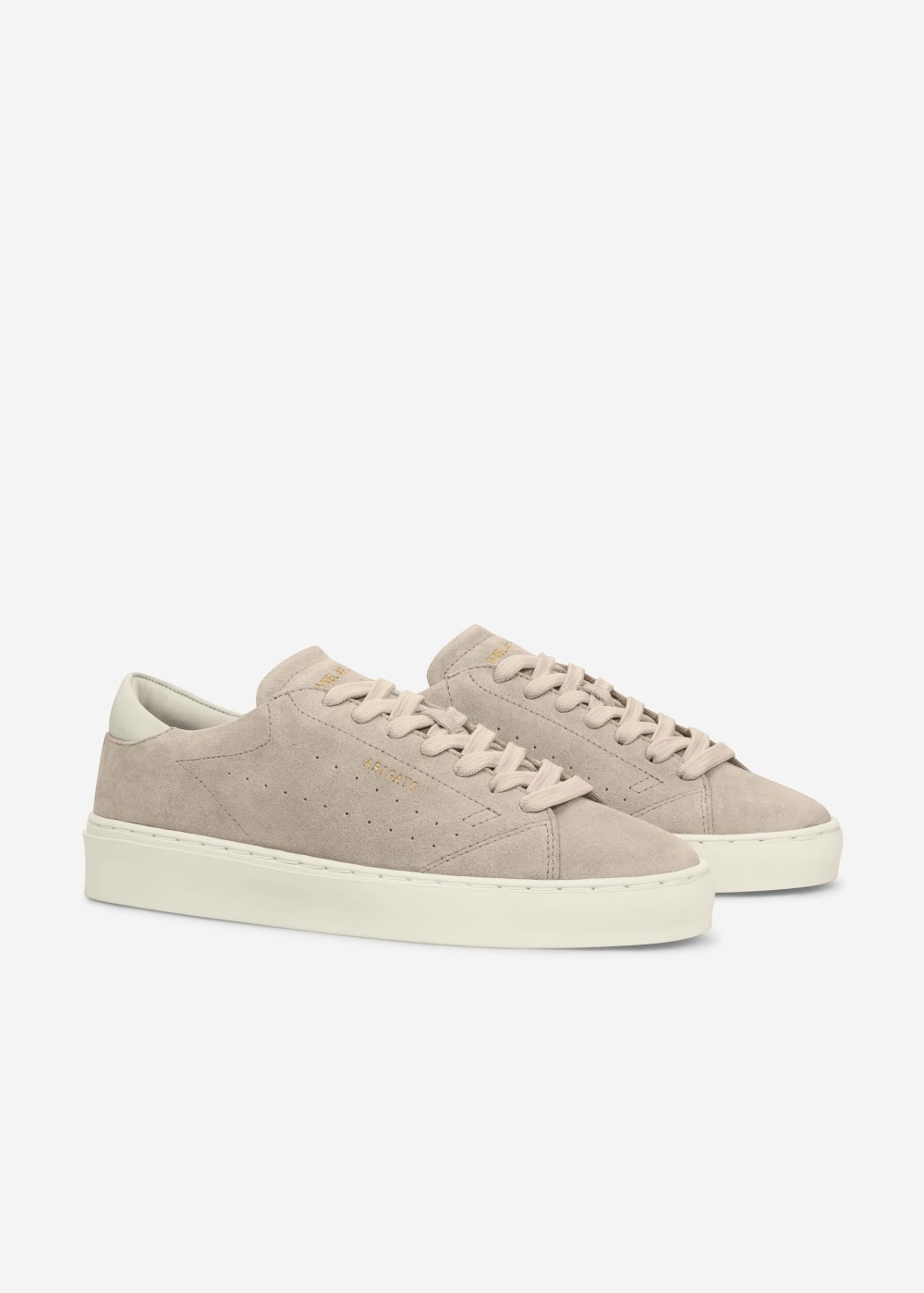 Court Axel Arigato Suede Homme Blanche | XIKC60752